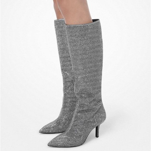 Michael Kors | Katerina Boots | Silver 5M boots only - Picture 5 of 6